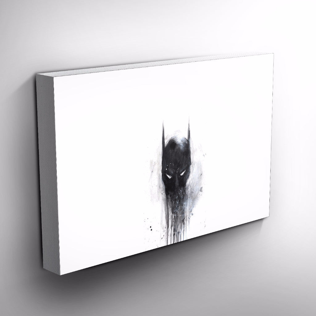 Canvas print wall art - Batman Dark Knight Watercolour