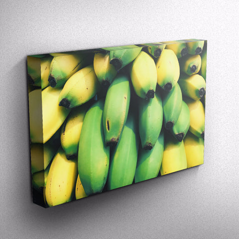 Canvas print wall art - HD Bananas 